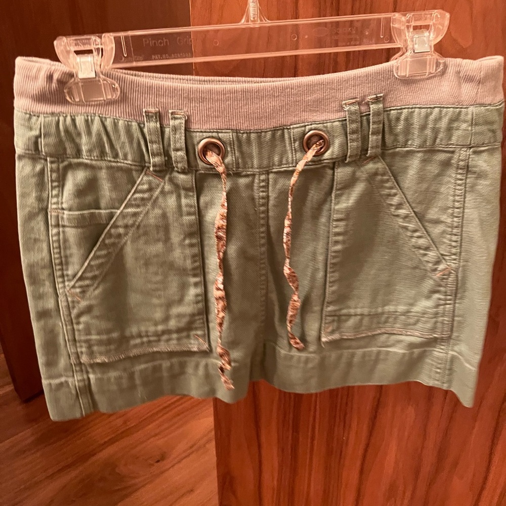 Free people green skirt